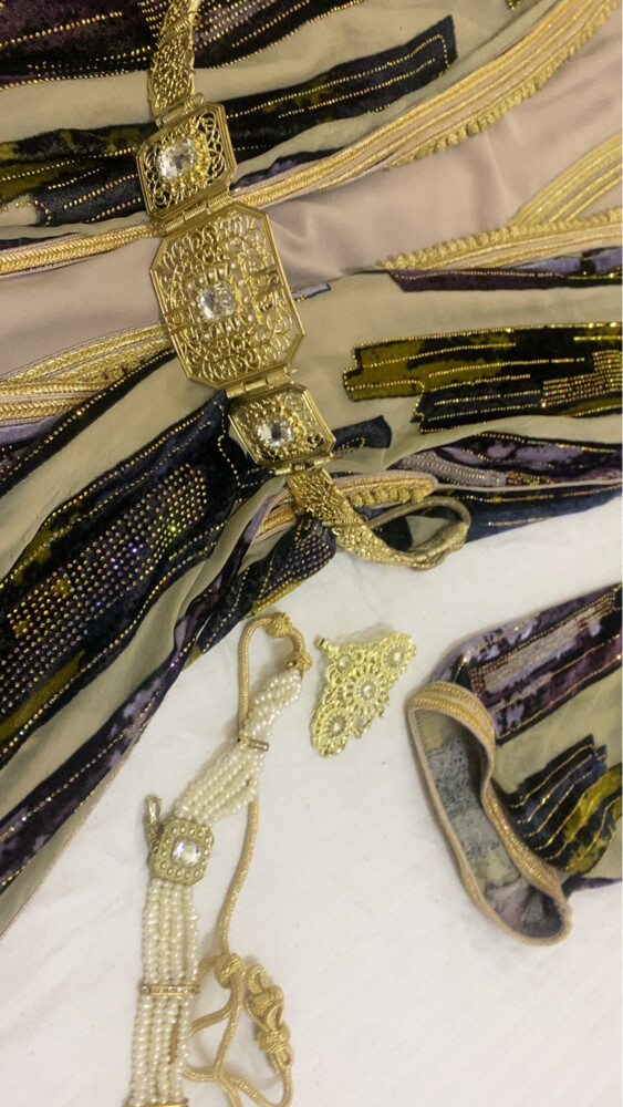 قفطان مغربي قطعتين  - 2