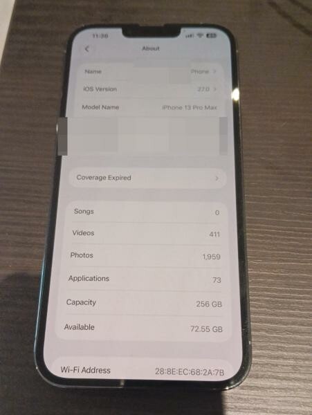 iPhone 13 pro max - 256GB - 2