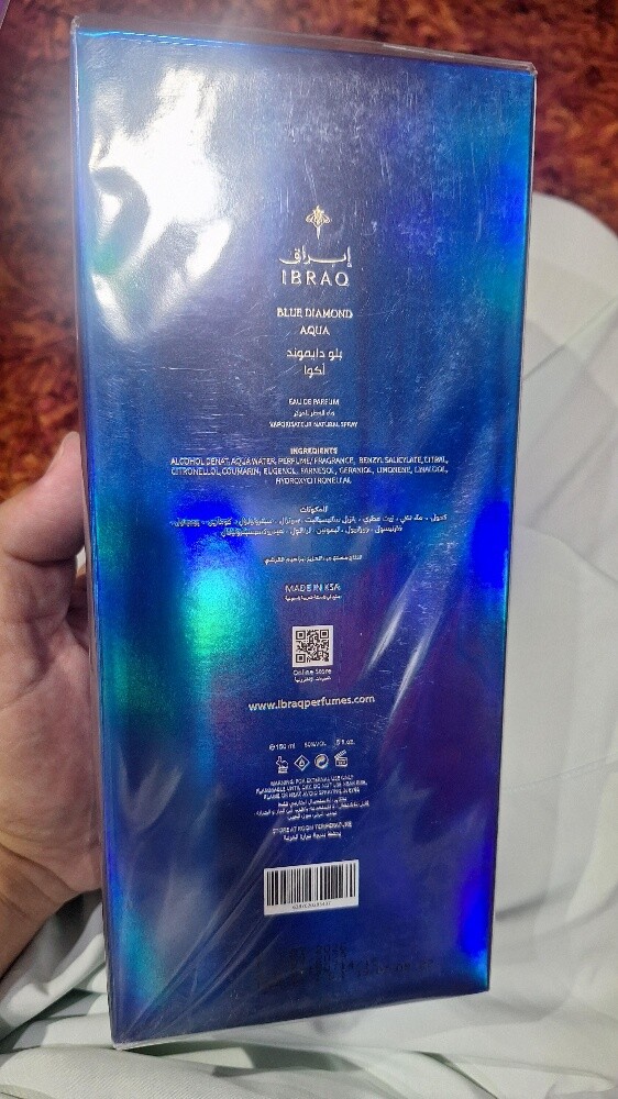IBRAQ Blue Diamond Aqua Eau de Parf - 4