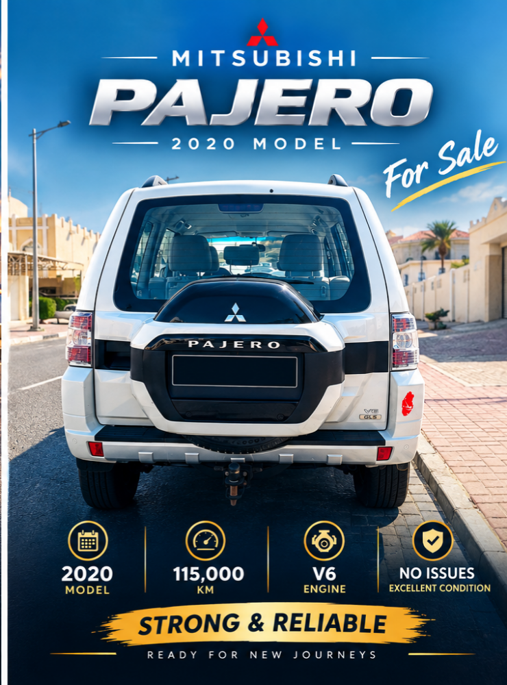 URGENT SALE–MITSUBISHI PAJERO 2020 - 2