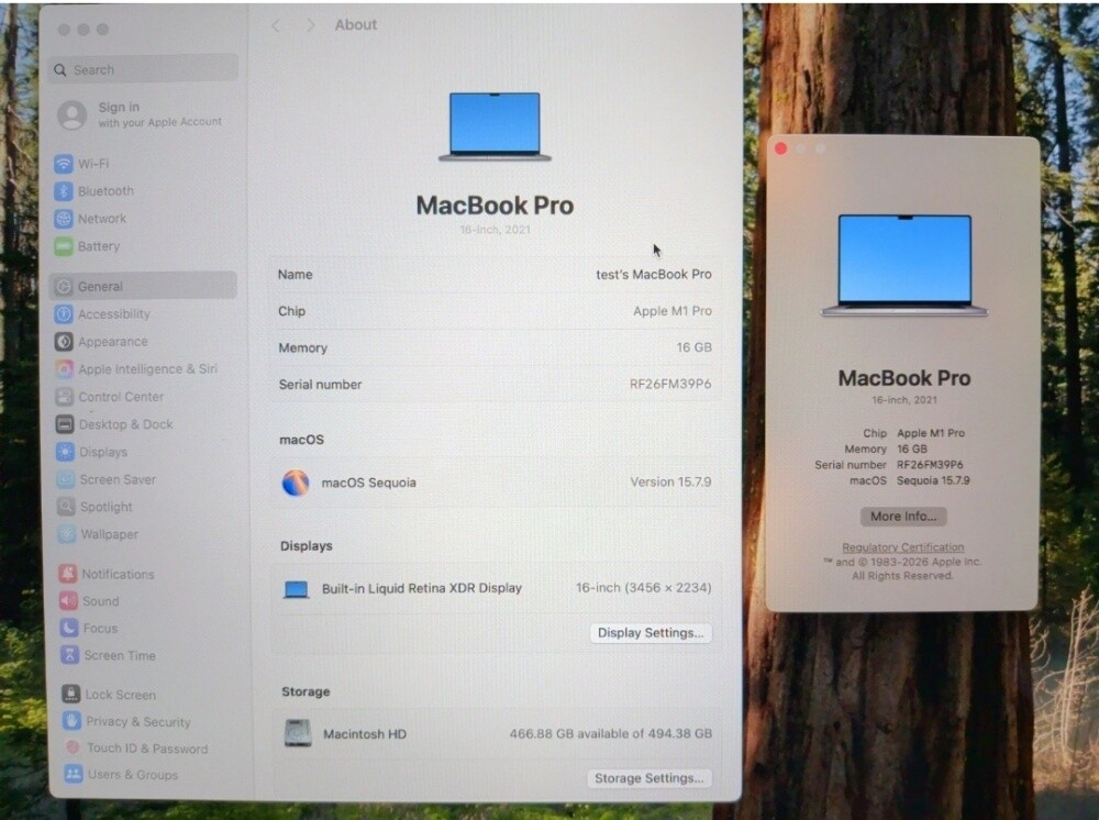 MacBook pro A2485 (M1 Pro) - 6