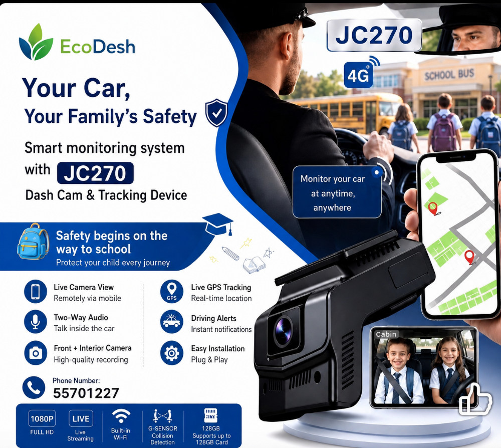 jc270 Best 4G Car camera with audio - 3