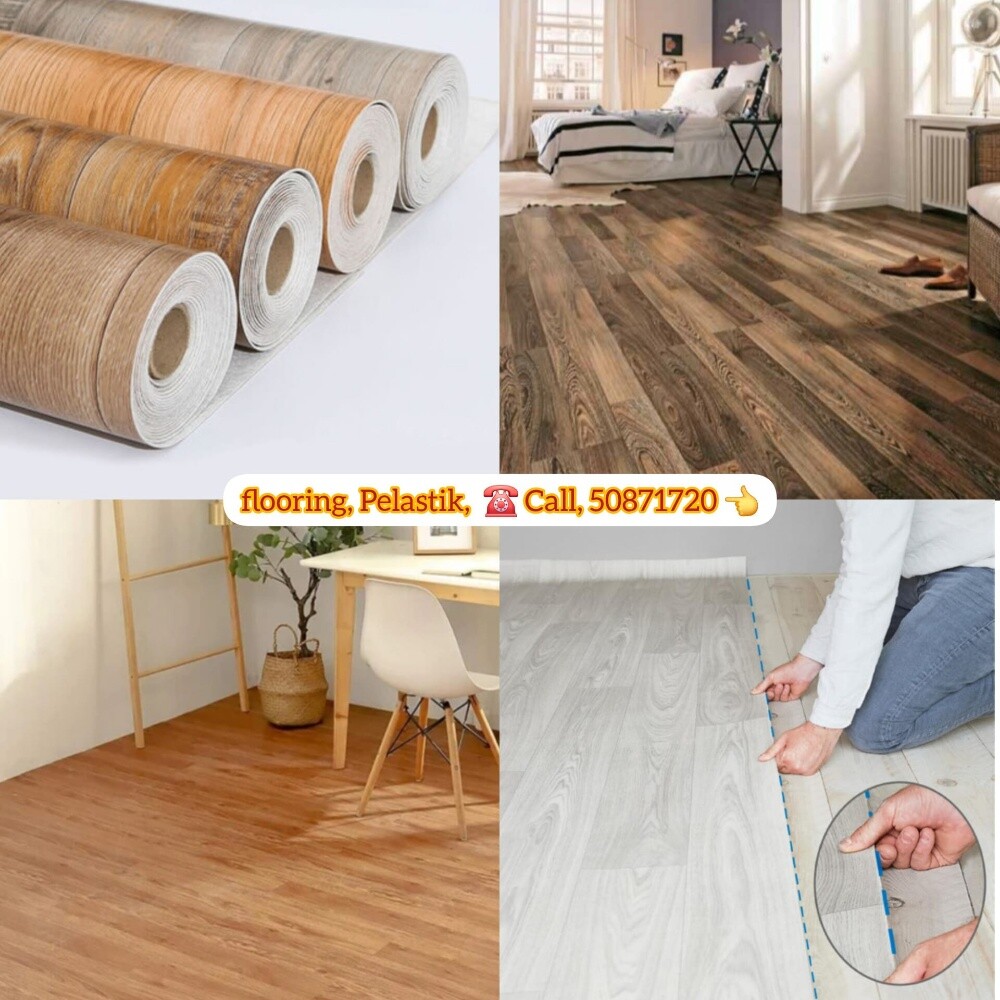 flooring pelastik 3,mm - 4