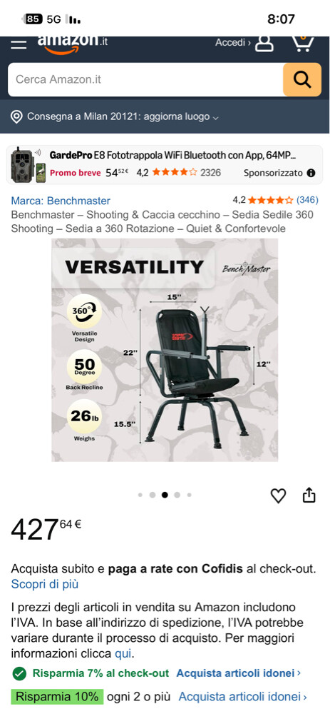 bench master sniper seat - 4