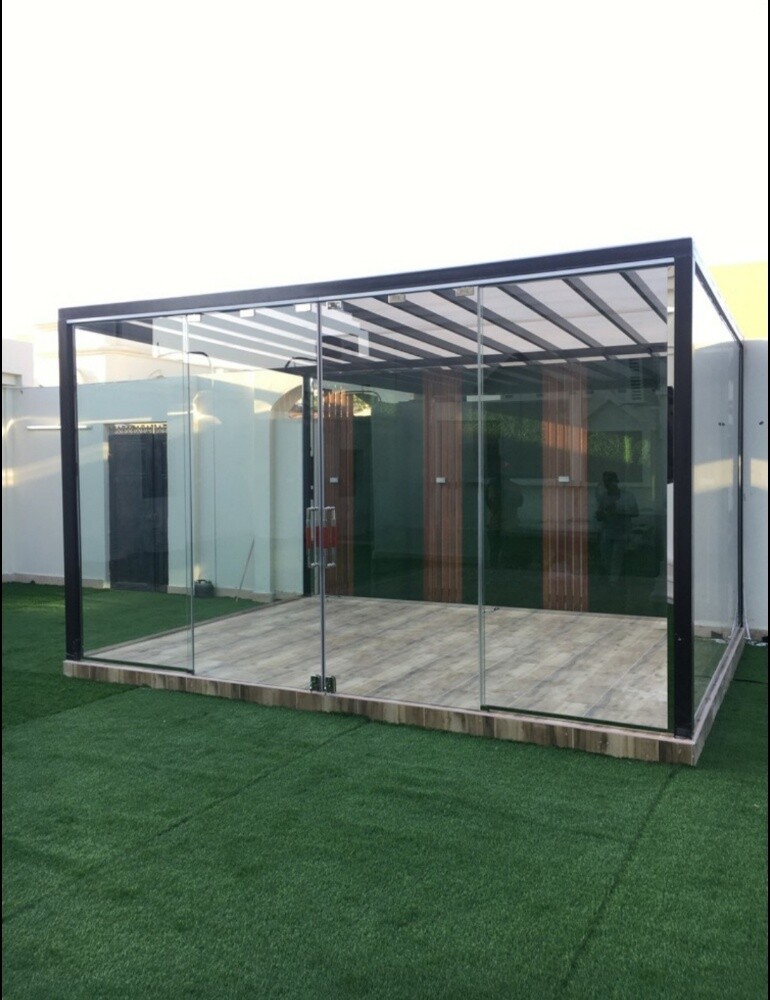 aluminum door window work - 10