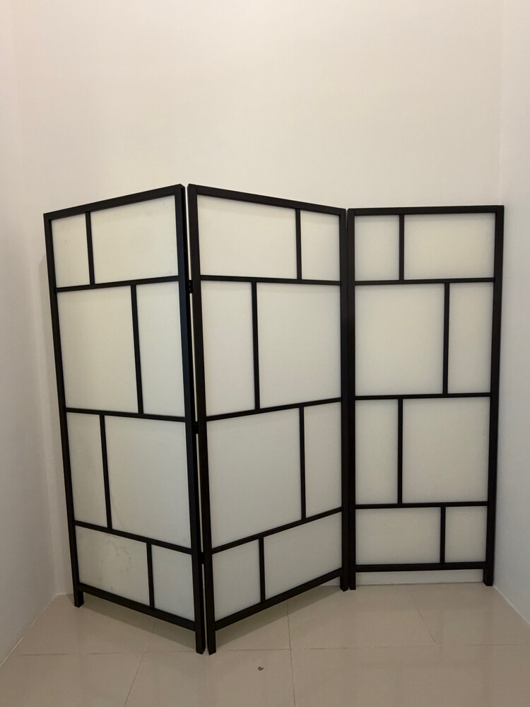 Ikea partition blackand white used - 3