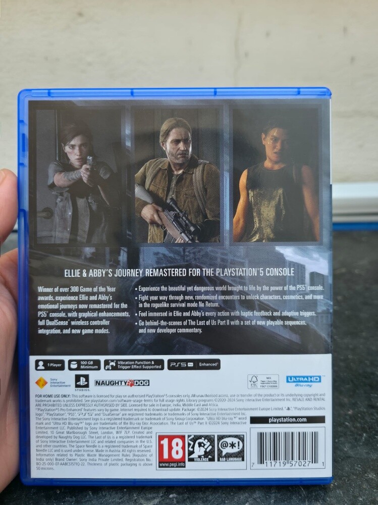 The last of us part ll remastered - 2