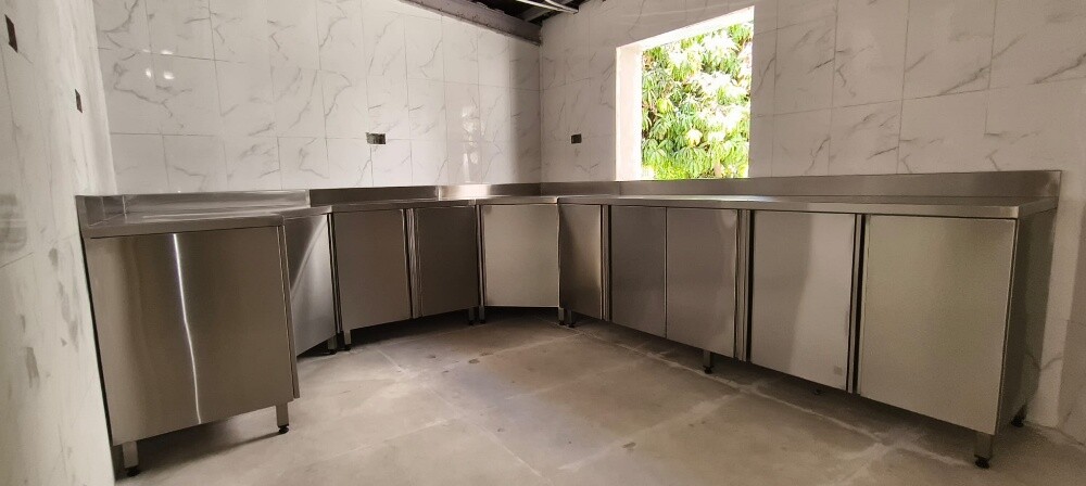 Custom made SS Kitchen Cabinet - 2
