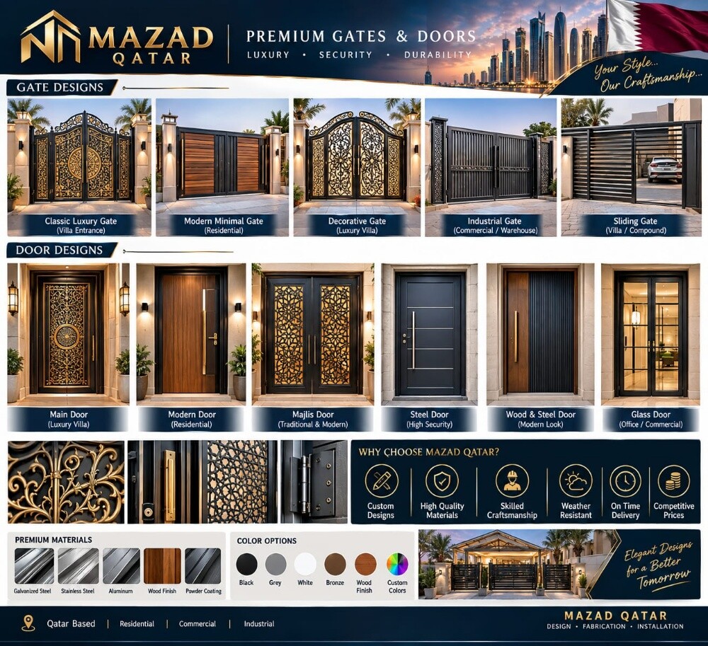 Custom steel Doors and Farms - 2