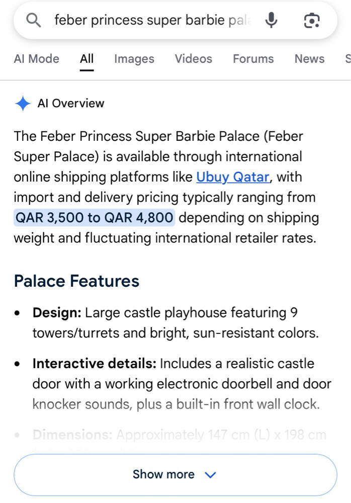feber princess super barbie palace - 2