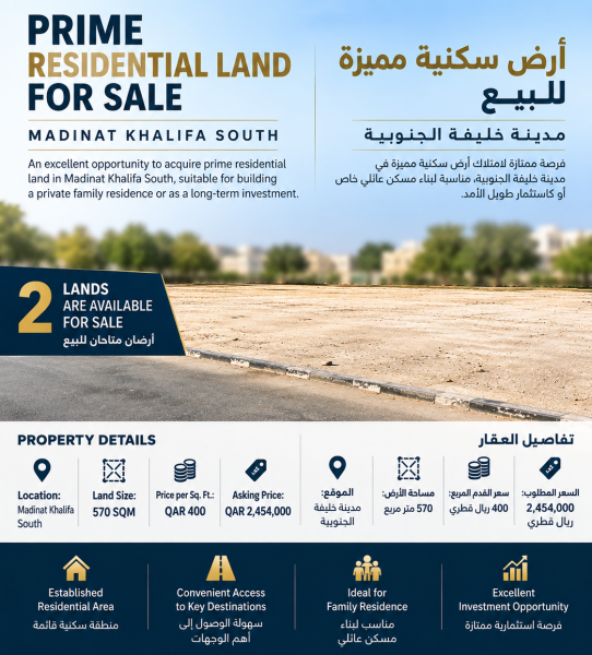 PRIME 570 SQM LAND | PRIME LOCATION - 1