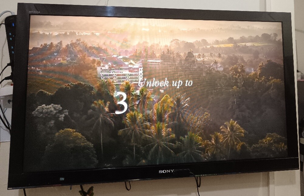 Sony 50 inch used TV not smart - 2