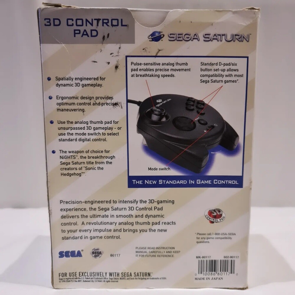 SEGA Saturn 3D CONTROL PAD - 2