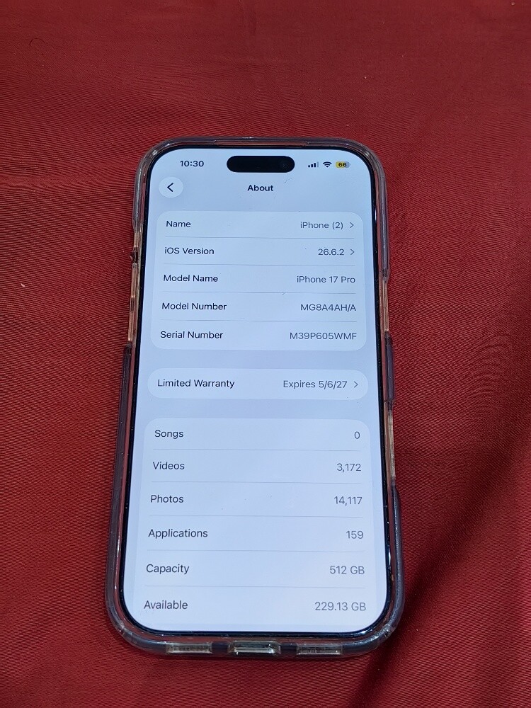 Iphone 17 pro 512GB - 2