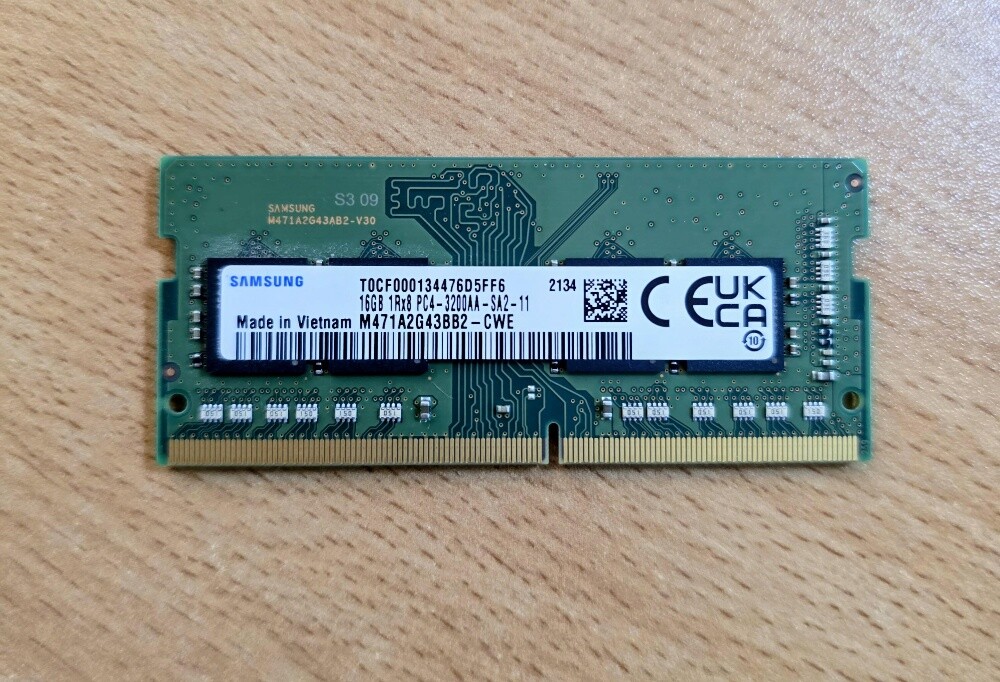 SAMSUNG 16GB DDR4 Laptop Ram 3200 - 1