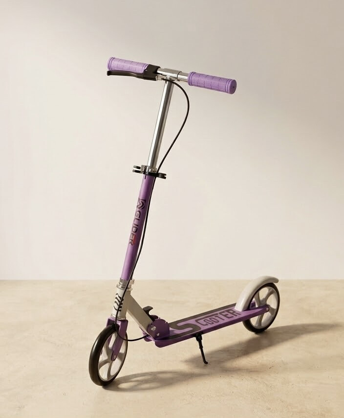 Foldable Scooter (Purple Color) - 1