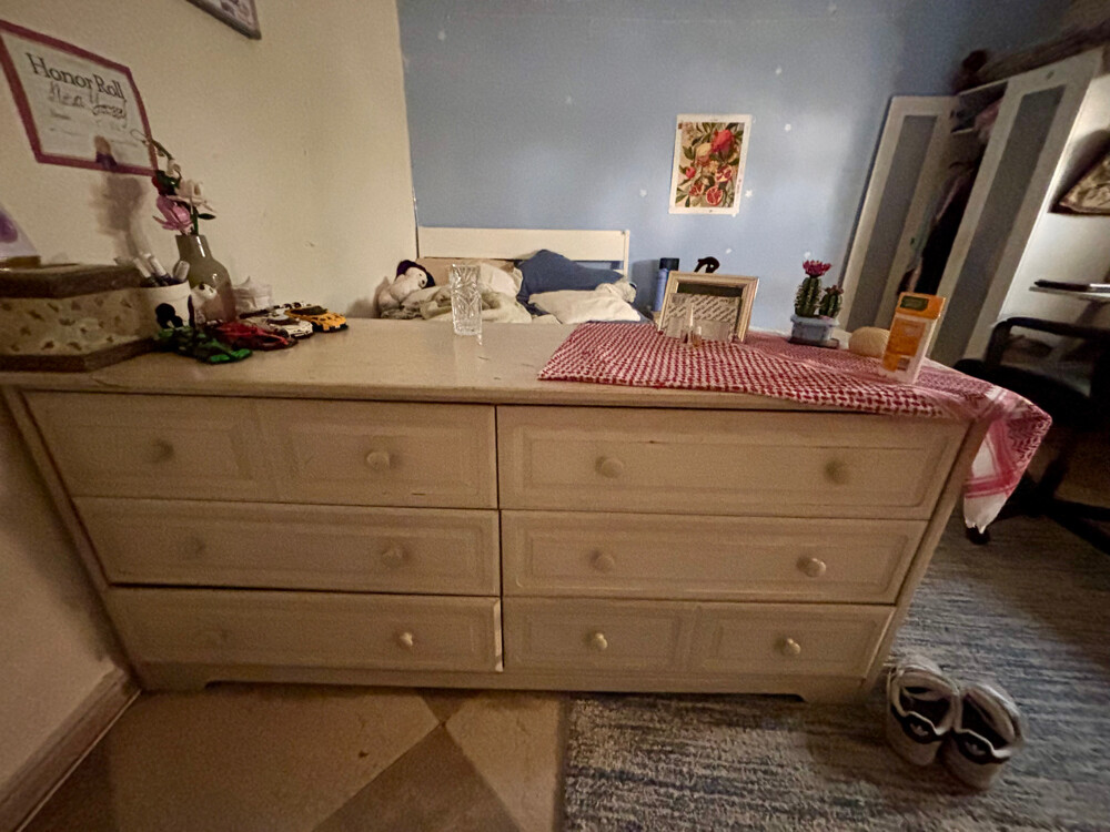 real wooden kid bed & mattress - 7