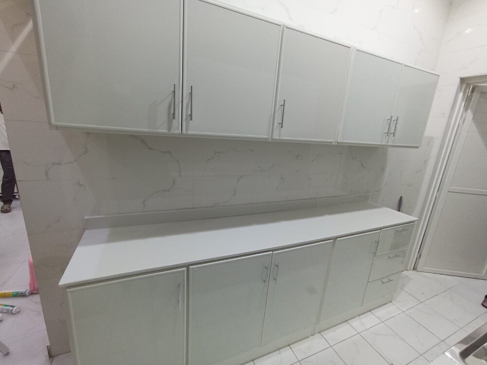 Making and installing aluminum kitc - 3