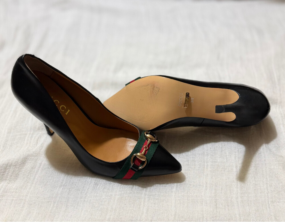GUCCI HEELS ORIGNAL - 5