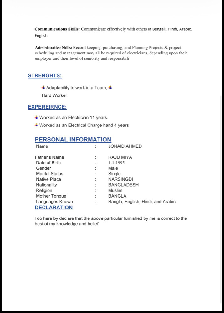 Electrician tecnician with driver  - 2