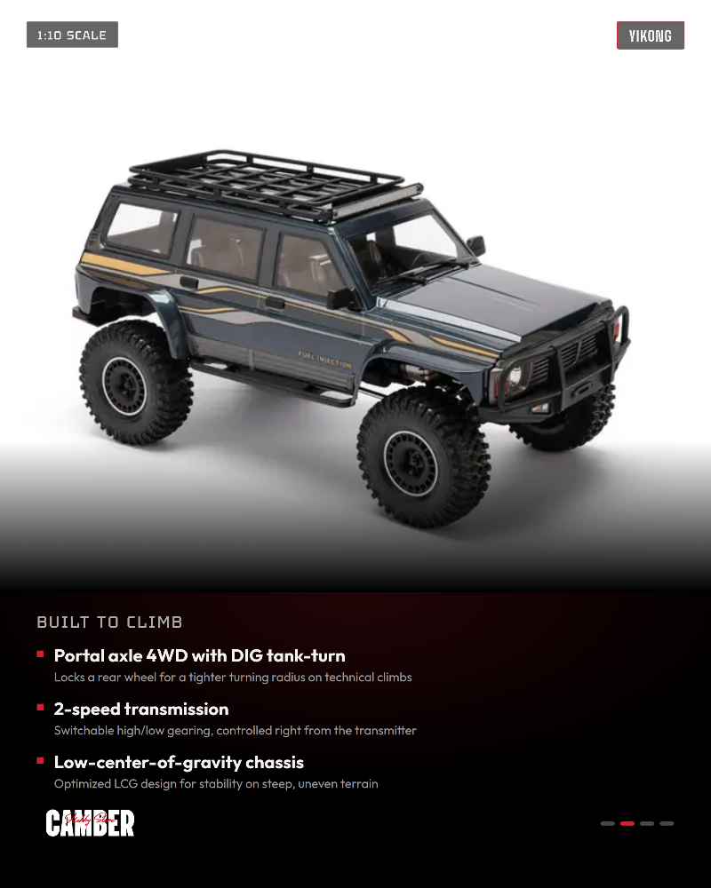 YIKONG YK4107PE PRO 1:10 Crawler - 2