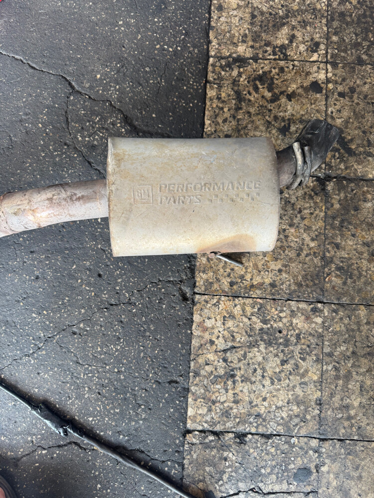 gm performance muffler - 2