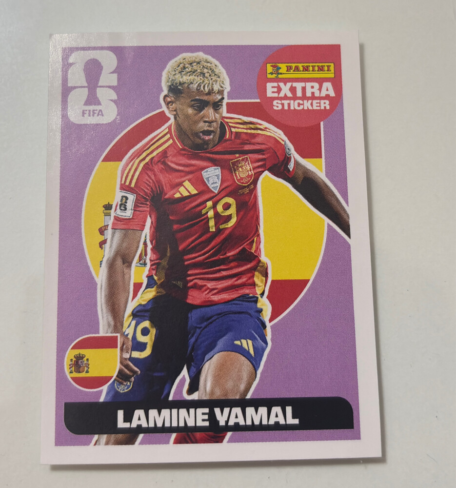 Lamine Yamal Extra Panini Sticker - 1