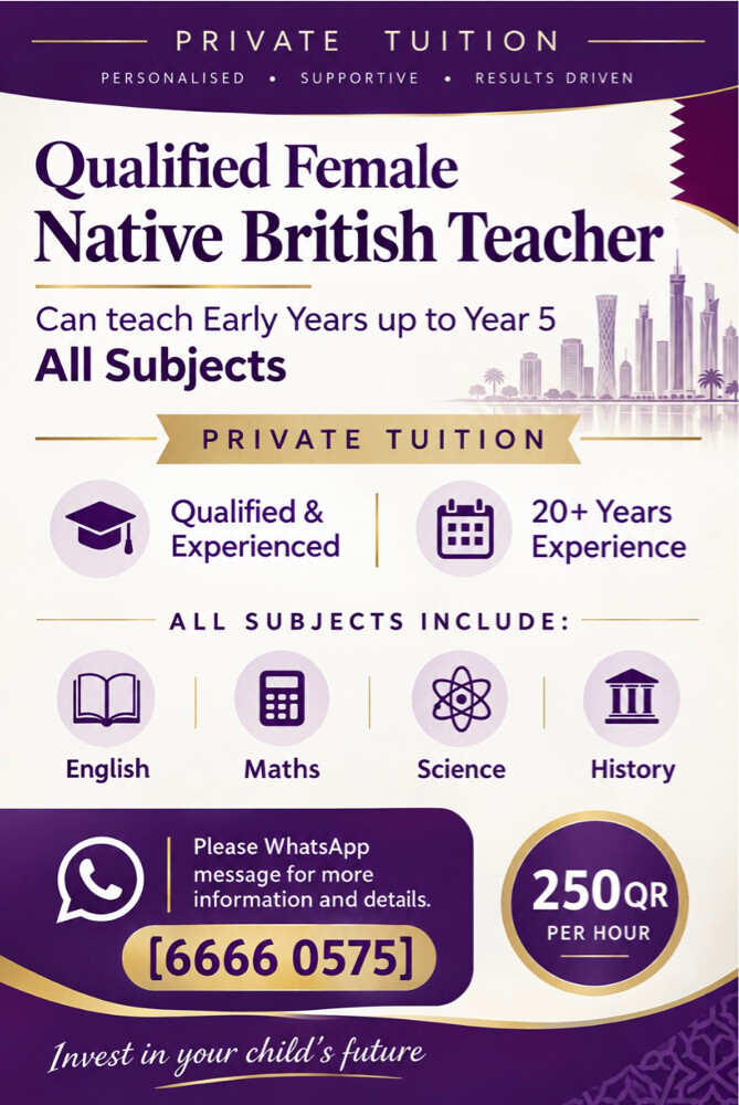Native UK female teacher - 1