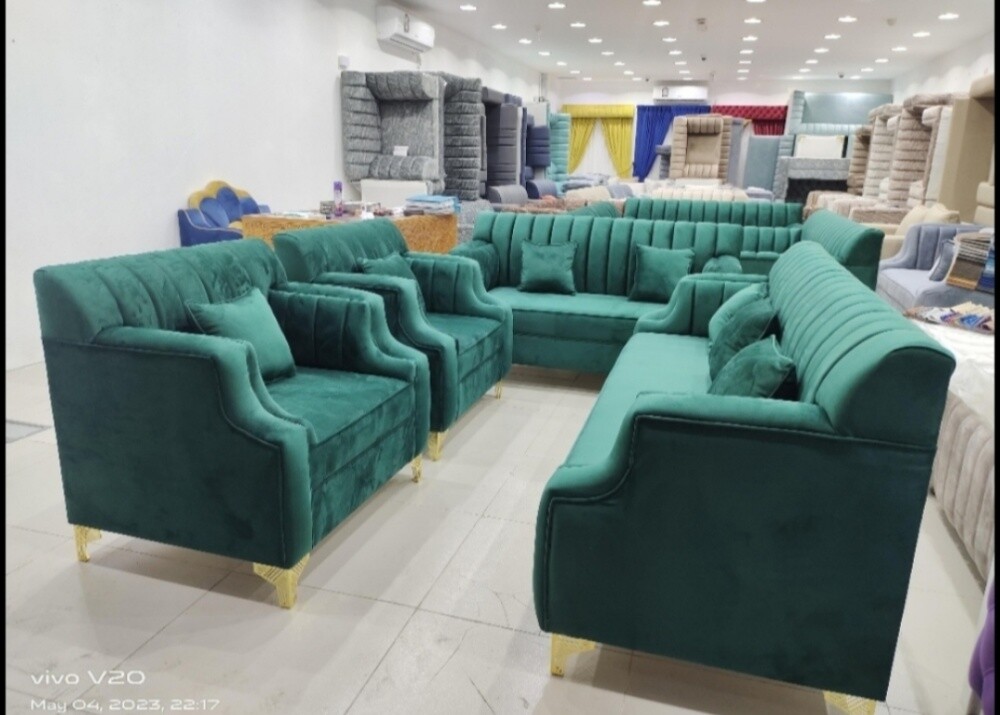 طقم كنب جديد جاهز للبيع - 2