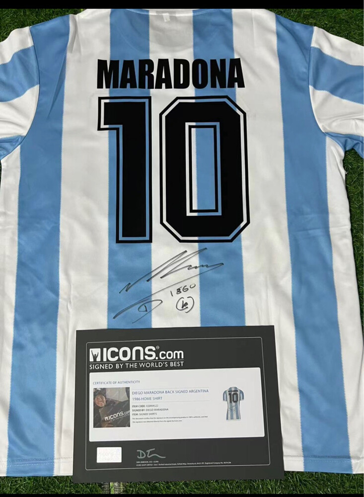 hand-signed by the legendary Diego - 1