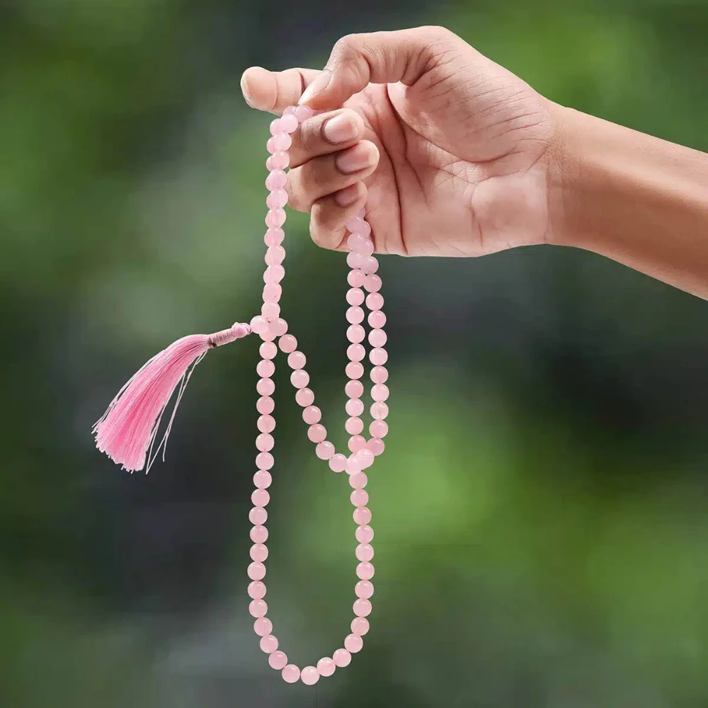 Rose Quartz Mala 108+1 Beads - 1