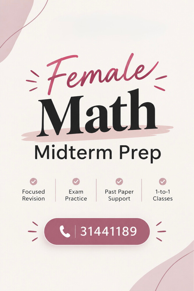 Midterm Preparation - Female Tutor - 1