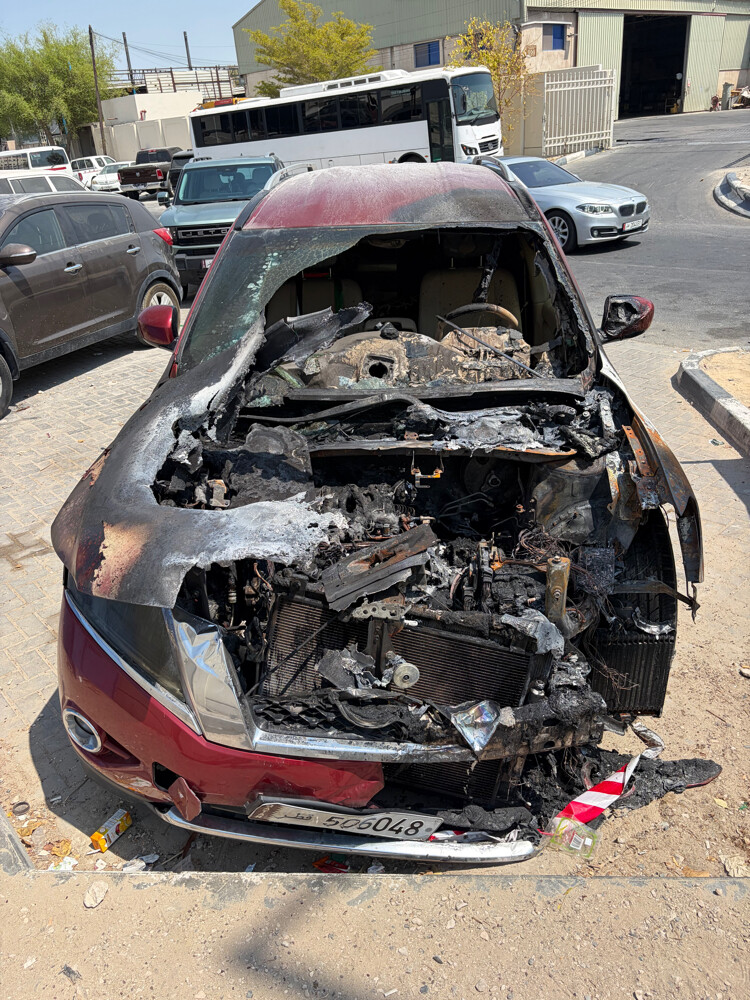 Fire accident (Front) - 1