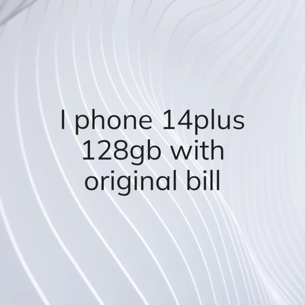 I phone 14plus 128 gb - 6