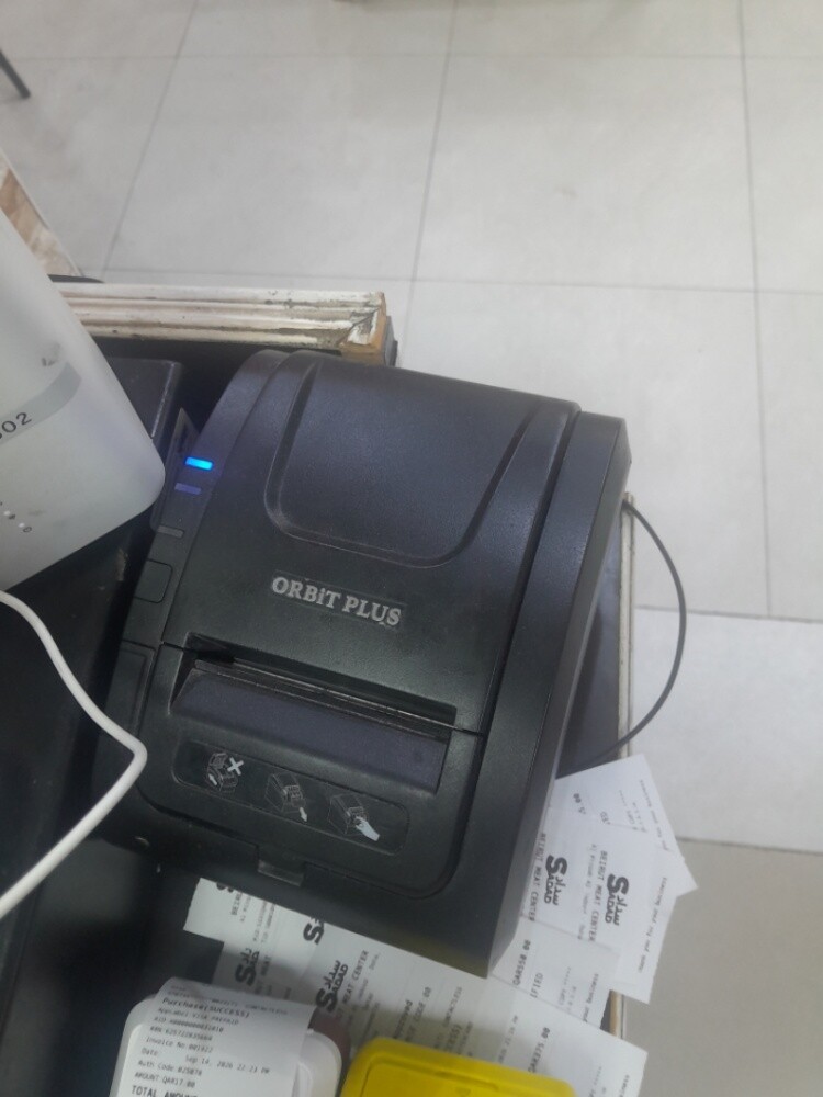 post machine. whit 2 printer - 2