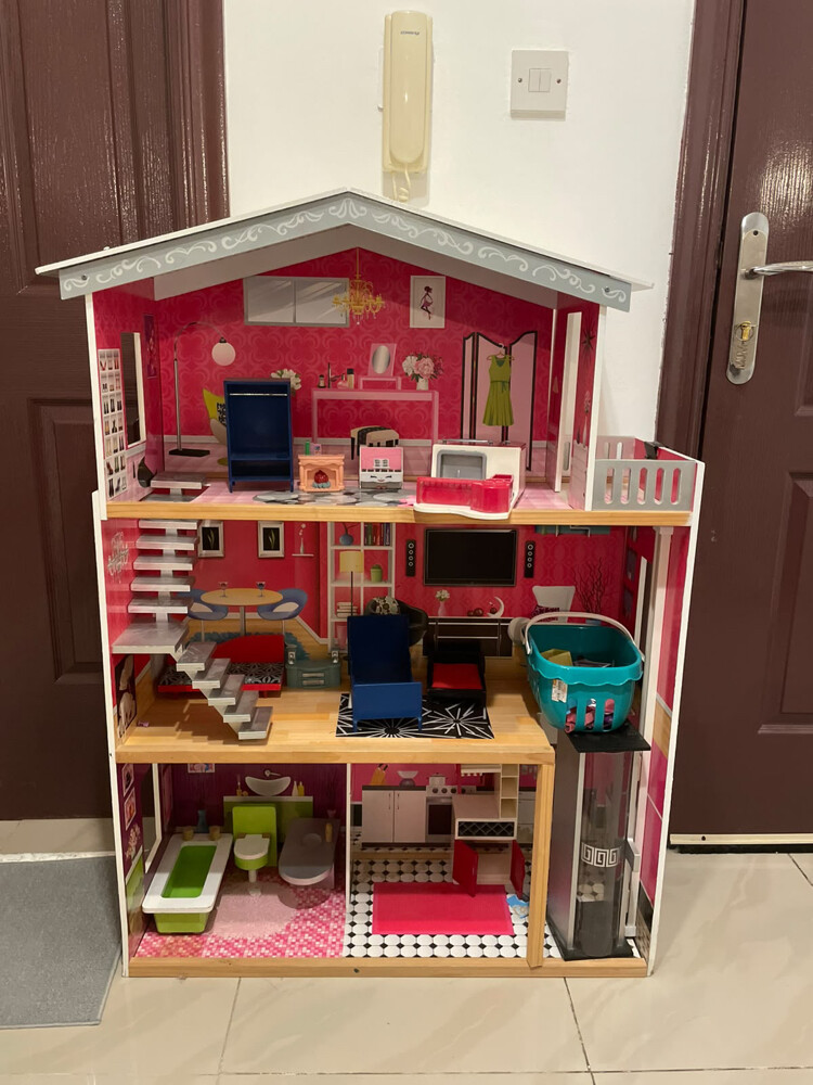 Large Fully Furnished Dollhouse for - 1