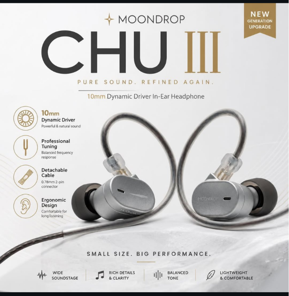 Moondrop Chu II & Chu III Earphones - 8