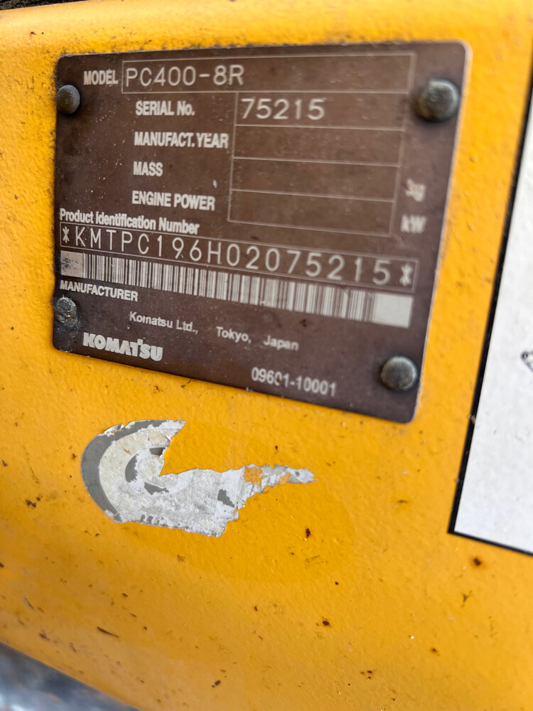 Komatsu PC400-8R - 3