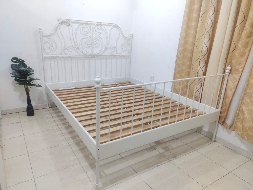 King size bed with mattress for sal - 2
