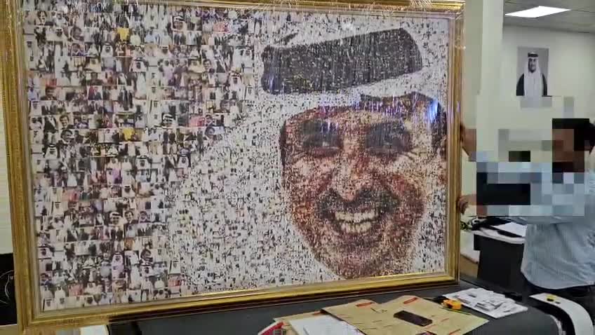 لوحة فاخرة لسمو الشيخ تميم - 5