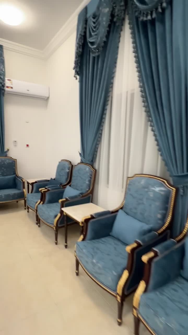 Majlis chairs, tables and curtains - 5