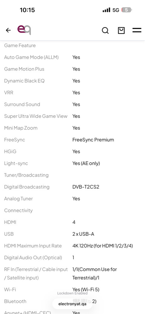 Samsung 65 Inch the Serif LS01D QLE - 5