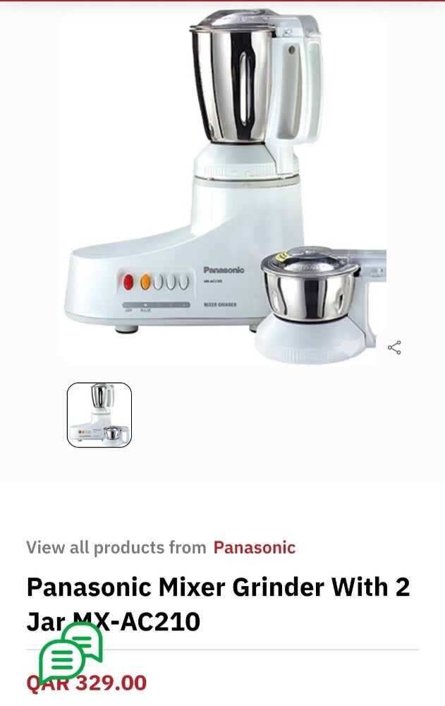 PANASONIC MIXER GRINDER - 3