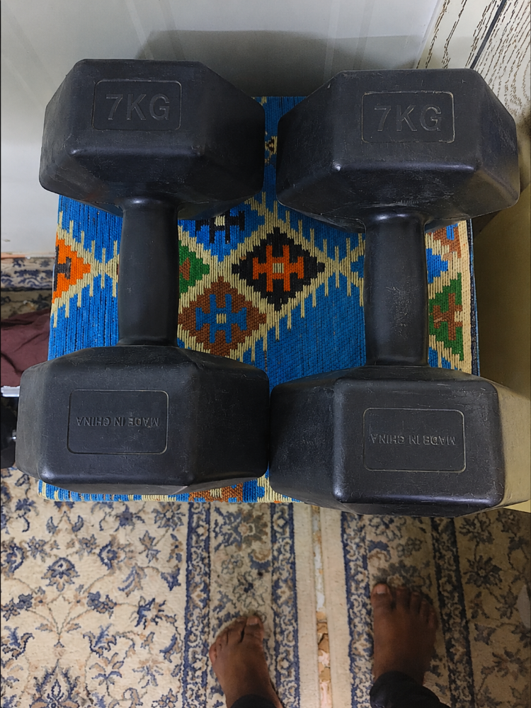 URGENT SALE - 4 Dumbbells Set 24kg - 2