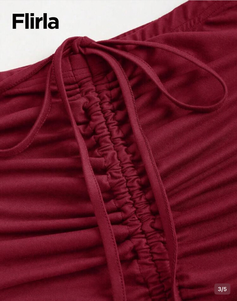 Flirla 2pcs/Set - Maroon Color - 3
