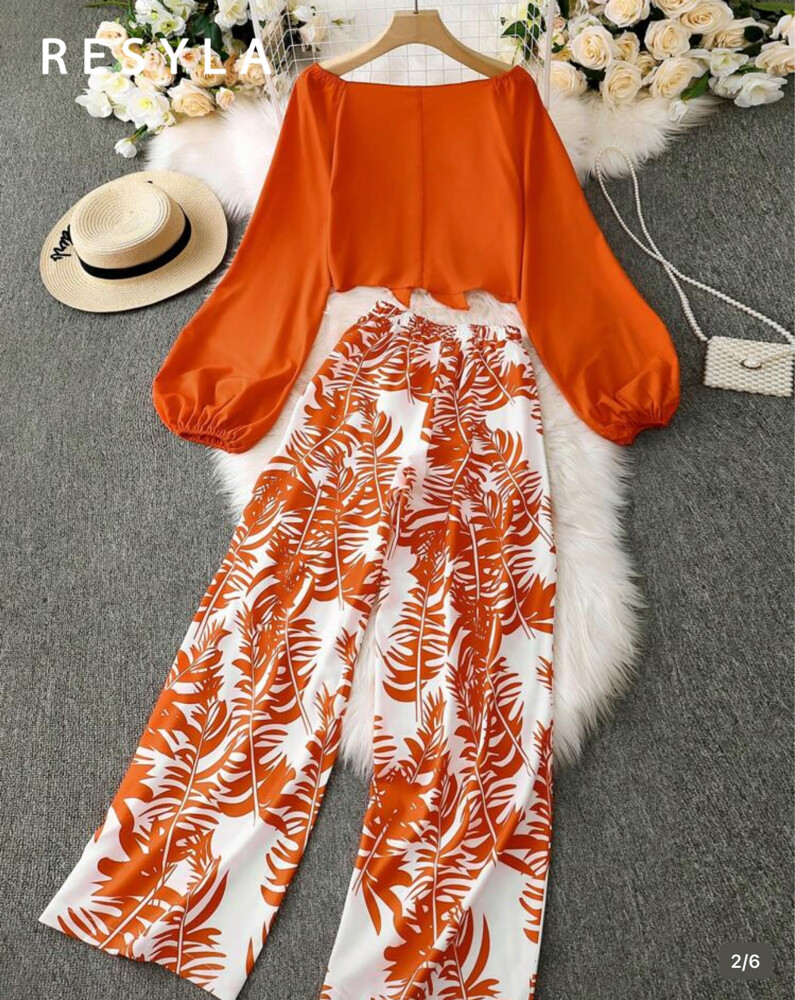 Long Sleeve Shirt Long Pant Set - 2