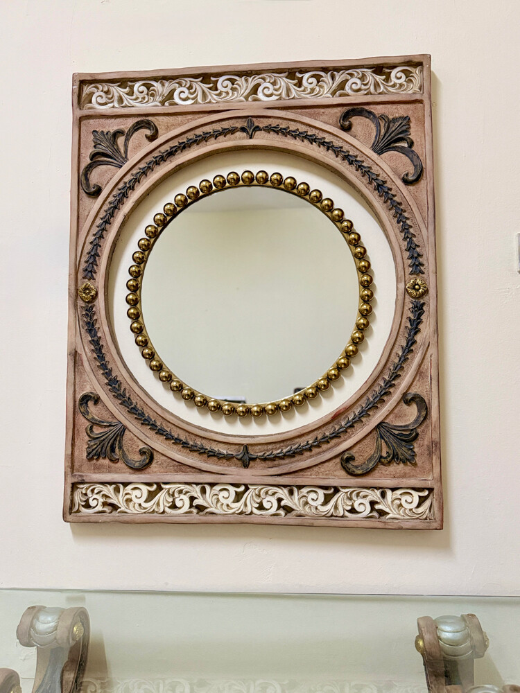 Console Table with Mirror and frame - 2