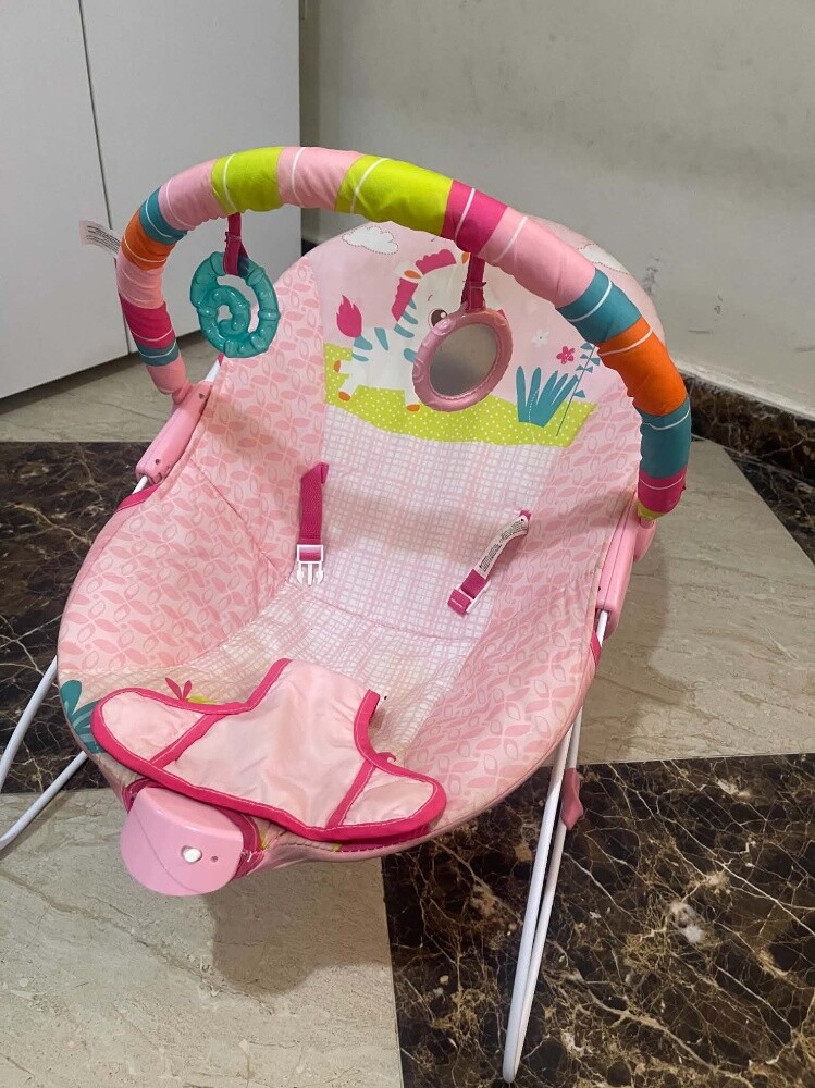 with vibration baby bouncing seat - 1