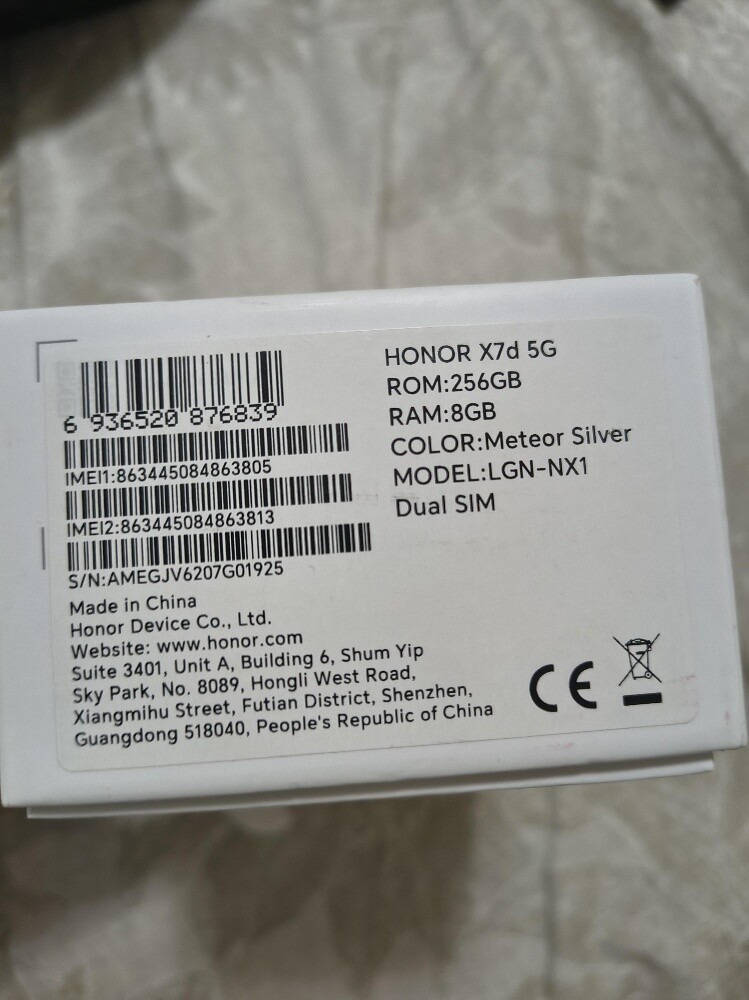 Honor x7d 5g - 2