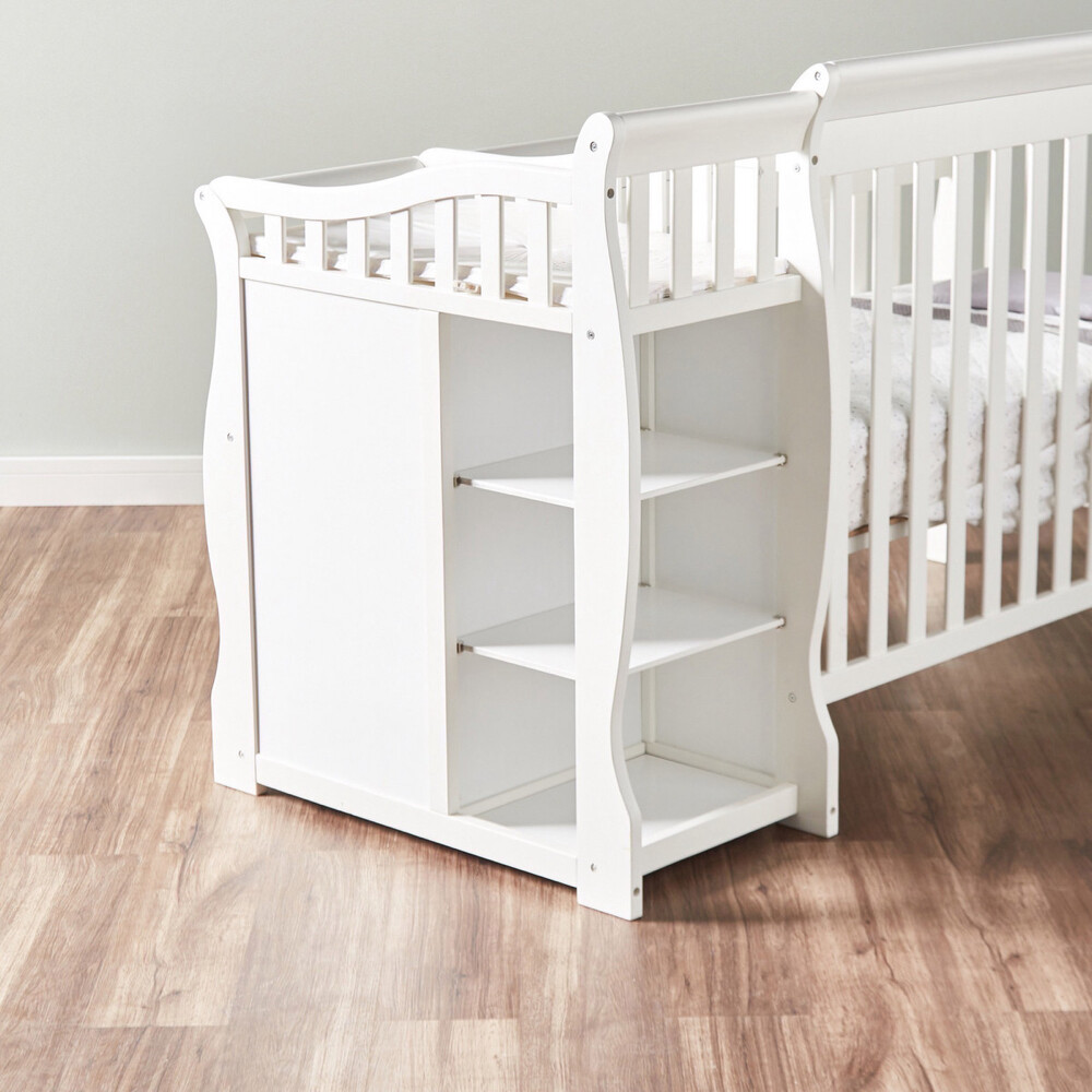 Bed with 3-Drawer Changing Table - 8